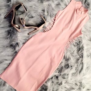 Pink Midi Dress